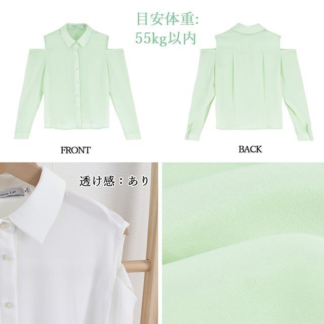 送料無料 新品 シアー シャツブラウス レディース 長袖 < 女性ファッション  送料無料 新品 シアー シャツブラウス レディース 長袖 < 女性ファッションの