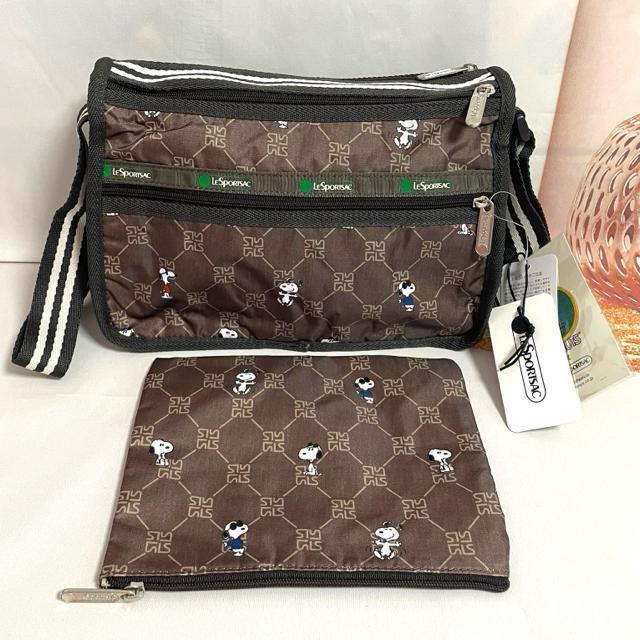 ★新品★LeSportsac レスポートサック スヌーピ レモノグラム ショルダーバッグ ポーチ 7507 S セット 送料無料 < 女性ファッション  ★新品★LeSportsac レスポートサック スヌーピ レモノグラム ショルダーバッグ ポーチ 7507 S セット 送料無料 < 女性ファッションの