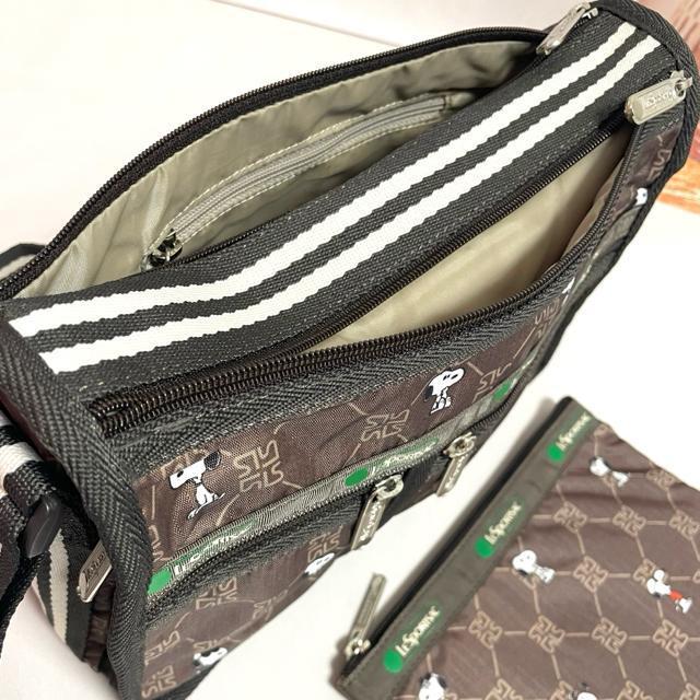 ★新品★LeSportsac レスポートサック スヌーピ レモノグラム ショルダーバッグ ポーチ 7507 S セット 送料無料 < 女性ファッション  ★新品★LeSportsac レスポートサック スヌーピ レモノグラム ショルダーバッグ ポーチ 7507 S セット 送料無料 < 女性ファッションの