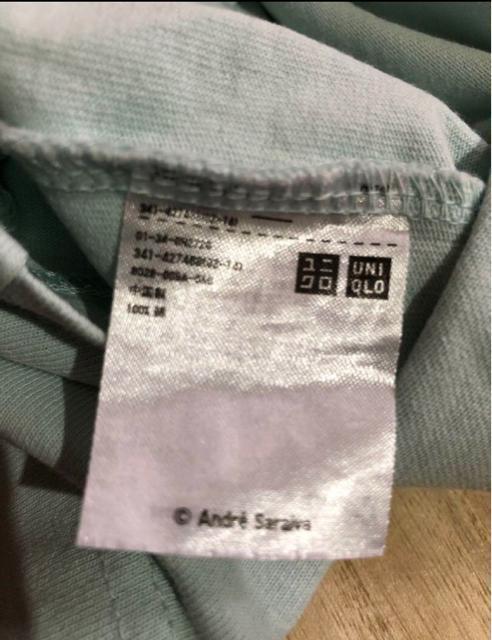 ユニクロ UT アンドレ・サライバ コラボ UT ロゴプリント Tシャツ L < ブランド  ユニクロ UT アンドレ・サライバ コラボ UT ロゴプリント Tシャツ L < ブランドの