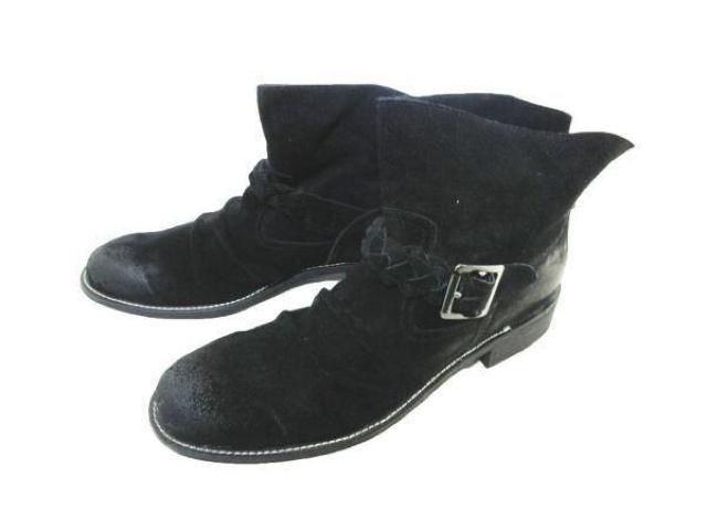 1円~C860新品BOREDOM本革ドレープ編込みベルト/バックジップ2WAYショートブーツ25.5a黒♂ < 男性ファッション  1円~C860新品BOREDOM本革ドレープ編込みベルト/バックジップ2WAYショートブーツ25.5a黒♂  < 男性ファッションの