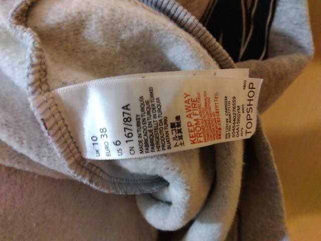 Topshop フーディー パーカー レディース グレー サイズ10 < 女性ファッション Topshop フーディー パーカー レディース グレー サイズ10 < 女性ファッションの