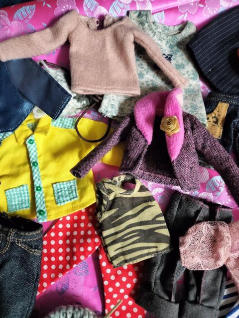 ジェニー、バービー、モモコsizeのアウトフィット多数セット < おもちゃ ジェニー、バービー、モモコsizeのアウトフィット多数セット < おもちゃの