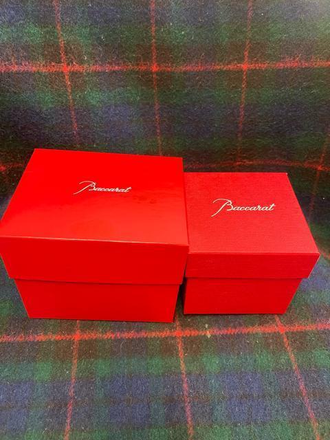 Baccarat バカラ 純正空箱 2点セット 赤箱 保存箱 ケース 冊子付き