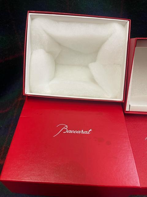 Baccarat バカラ 純正空箱 2点セット 赤箱 保存箱 ケース 冊子付き