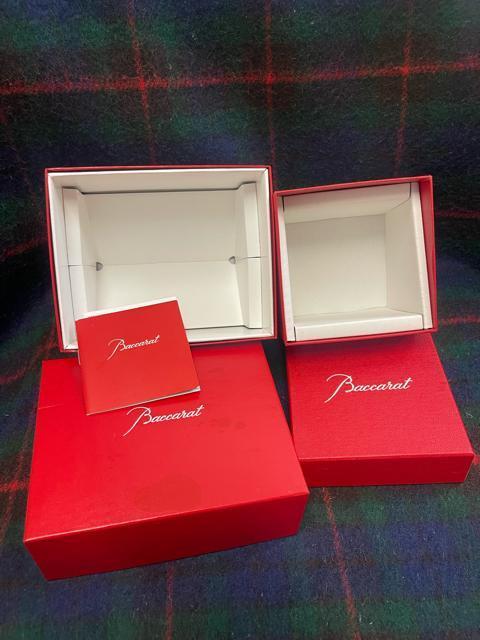 Baccarat バカラ 純正空箱 2点セット 赤箱 保存箱 ケース 冊子付き