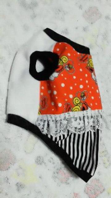 ハンドメイド*ヒスミニTシャツ*モンロー柄・白・フリル・ストライプ・犬用*M < ペット/手芸/園芸  ハンドメイド*ヒスミニTシャツ*モンロー柄・白・フリル・ストライプ・犬用*M < ペット/手芸/園芸の
