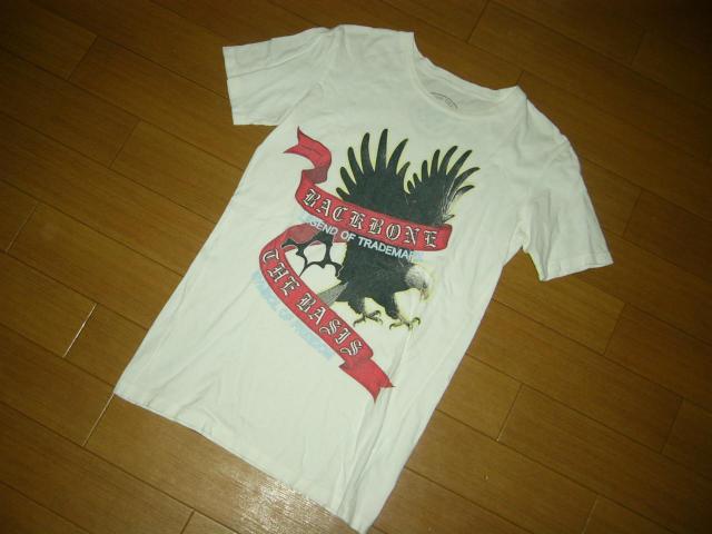 バックボーン BACK BONE カットソー S 白 イーグルロゴ 初期 < ブランド バックボーン BACK BONE カットソー S 白 イーグルロゴ 初期 < ブランドの