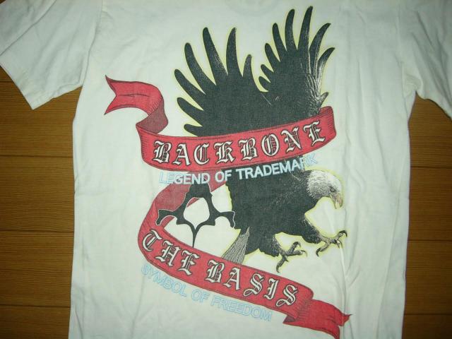 バックボーン BACK BONE カットソー S 白 イーグルロゴ 初期 < ブランド バックボーン BACK BONE カットソー S 白 イーグルロゴ 初期 < ブランドの