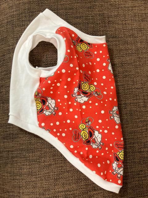 2L★ハンドメイド ヒスミニ シャツ モンロー柄 白 オレンジ 犬服★ < ペット/手芸/園芸  2L★ハンドメイド ヒスミニ シャツ モンロー柄 白 オレンジ 犬服★ < ペット/手芸/園芸の