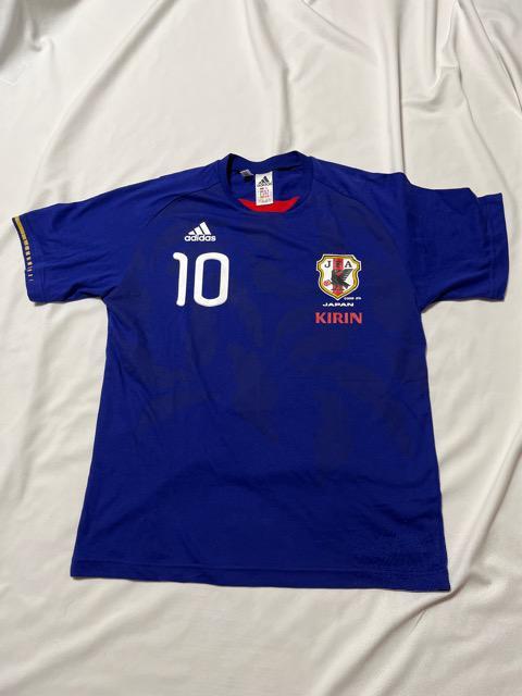 サッカー 日本代表 ユニフォーム デサイン アディダス キリン Tシャツ JO ブルー 10 < 男性ファッション  サッカー 日本代表 ユニフォーム デサイン アディダス キリン Tシャツ JO ブルー 10 < 男性ファッションの