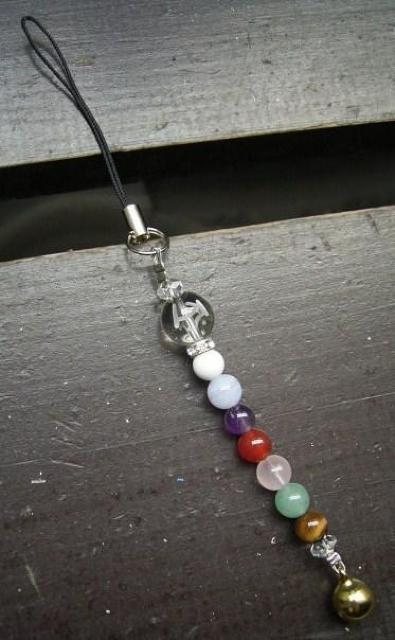 鈴つき*干支お守り梵字*厄除け7色ストラップ 天然石 パワーストーン < 家電/AV  鈴つき*干支お守り梵字*厄除け7色ストラップ 天然石 パワーストーン < 家電/AVの