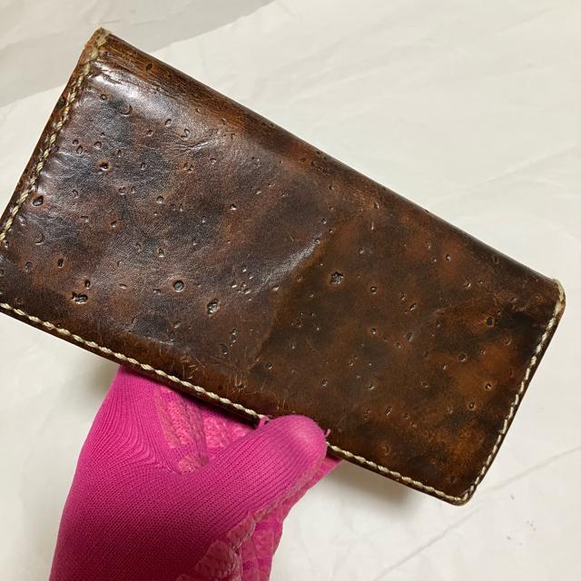 【KATHARINE HAMNETT LONDON】 レザー / 長財布 / 茶 < ブランド 【KATHARINE HAMNETT LONDON】 レザー / 長財布 / 茶 < ブランドの