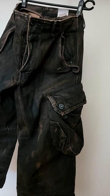 名作JULIUSユリウス コーティングガスマスクワイドクロップドパンツ 2 < ブランド 名作JULIUSユリウス コーティングガスマスクワイドクロップドパンツ 2 < ブランドの