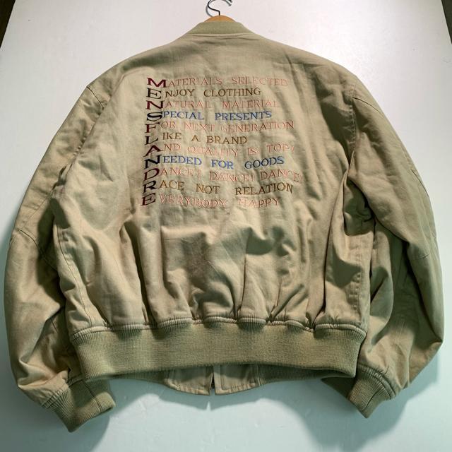 FLANDRE 90's u] ȓ X^W MA-1 x[W MTCY tCgWPbg re[W  jt@bV 