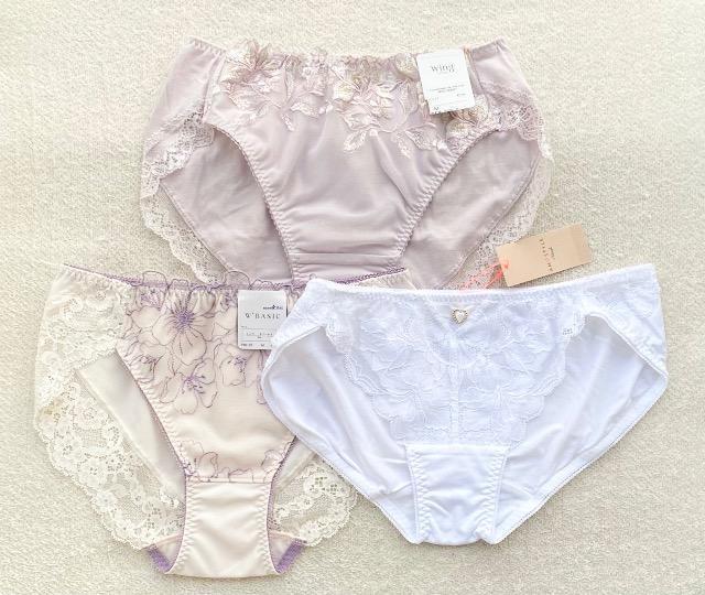 Wing Lesiage&Wacoal AMPHI&Triumph AMOSTYLE ショーツ Mサイズ 3枚セット < 女性ファッション Wing Lesiage&Wacoal AMPHI&Triumph AMOSTYLE ショーツ Mサイズ 3枚セット < 女性ファッションの