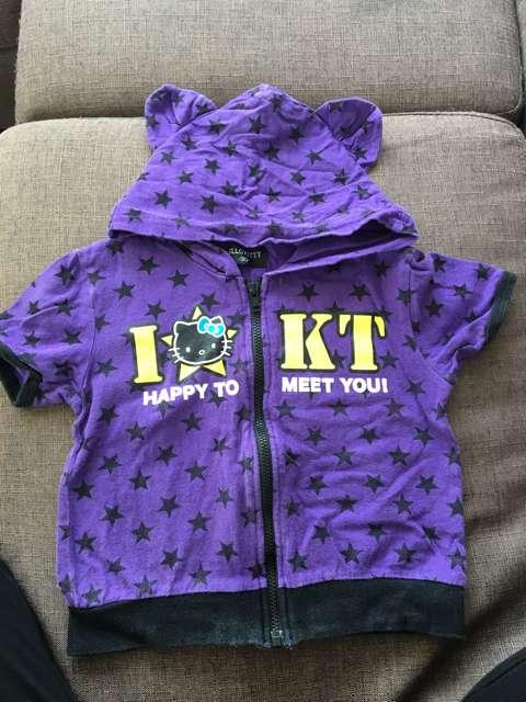 HELLO KITTY☆キティちゃん☆パーカー☆耳付き☆90cm < キッズ/ベビー  HELLO KITTY☆キティちゃん☆パーカー☆耳付き☆90cm  < キッズ/ベビーの