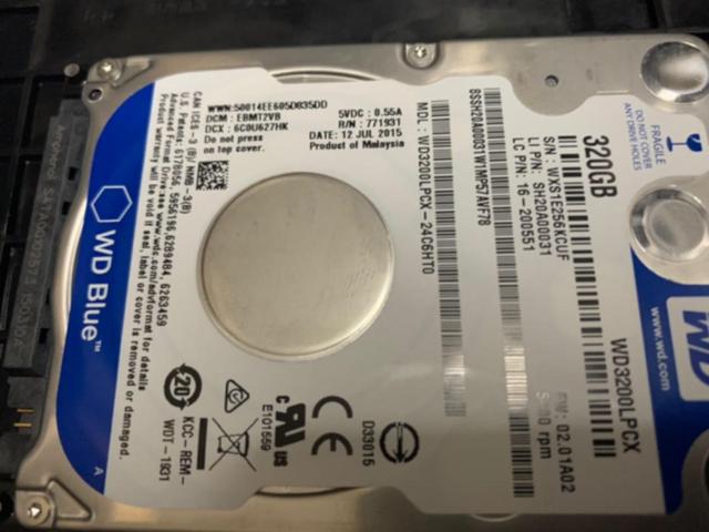 2.5inch WD 320GB 中古品 < PC本体/周辺機器  2.5inch WD 320GB 中古品 < PC本体/周辺機器の