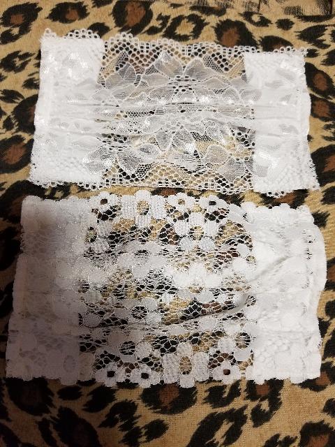 マスクのドレスアップレース。マスクカバー。2枚 < 女性ファッション マスクのドレスアップレース。マスクカバー。2枚 < 女性ファッションの