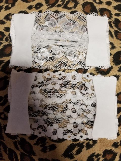 マスクのドレスアップレース。マスクカバー。2枚 < 女性ファッション マスクのドレスアップレース。マスクカバー。2枚 < 女性ファッションの