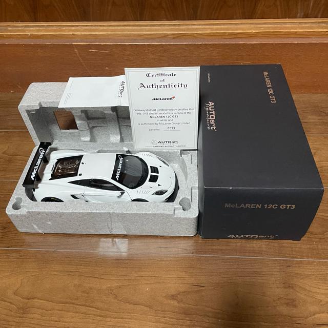 未展示品 オートアート 1/18 マクラーレン 12C GT3 ホワイト < ホビー  未展示品 オートアート 1/18 マクラーレン 12C GT3 ホワイト < ホビーの