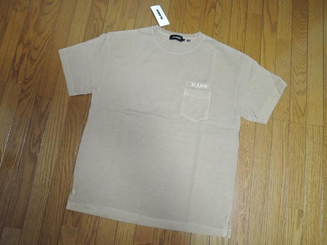 �V�i XLARGE �G�N�X�g�����[�W �s�O�����g���H �|�P�b�gT�V���c M�x�[�W�� �J�b�g�\�[PIGMENT POCKET TEE �� �u�����h�� 