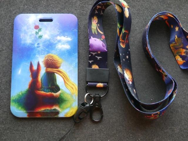 新品 星の王子さま IDカードホルダーケース付ネックストラップ < 女性ファッション  新品 星の王子さま IDカードホルダーケース付ネックストラップ < 女性ファッションの