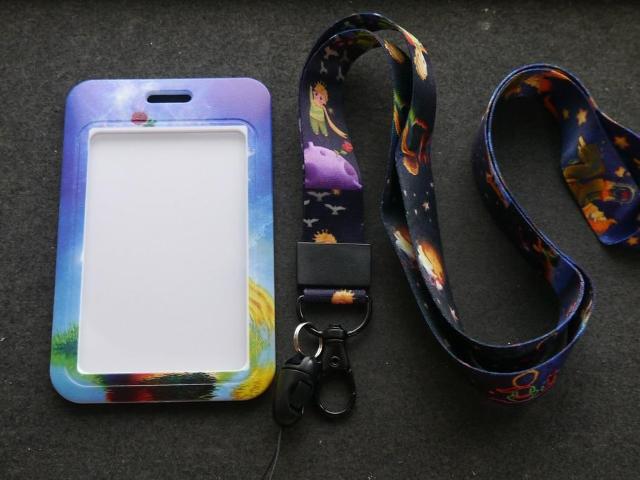 新品 星の王子さま IDカードホルダーケース付ネックストラップ < 女性ファッション  新品 星の王子さま IDカードホルダーケース付ネックストラップ < 女性ファッションの