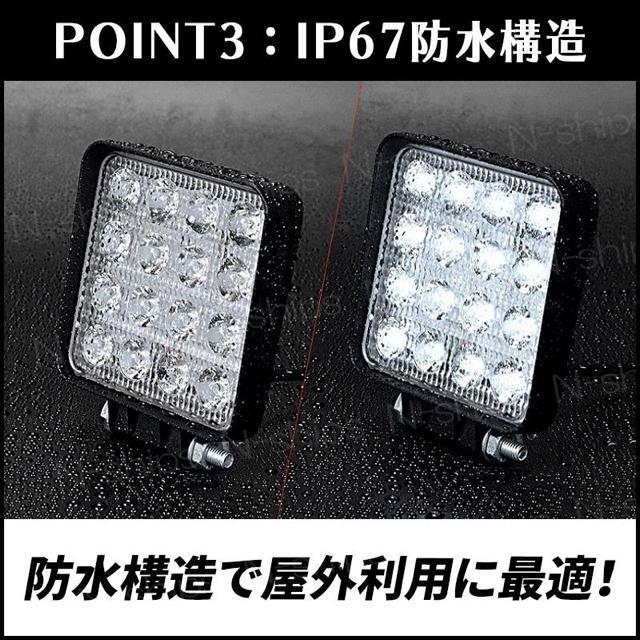 [NCg Ɠ LED  2Zbg  12v 24v gN^[ gbN v 48W T[`Cg h  /oCN