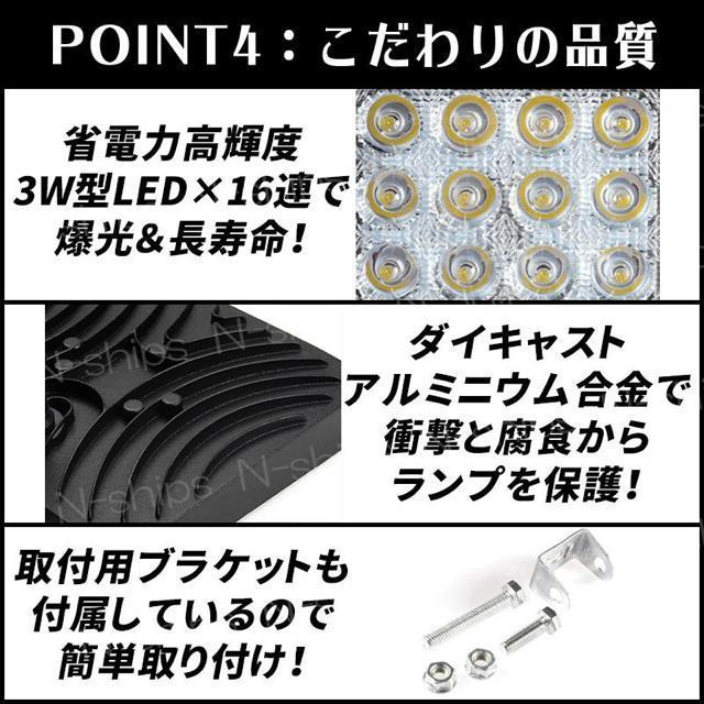 [NCg Ɠ LED  2Zbg  12v 24v gN^[ gbN v 48W T[`Cg h  /oCN