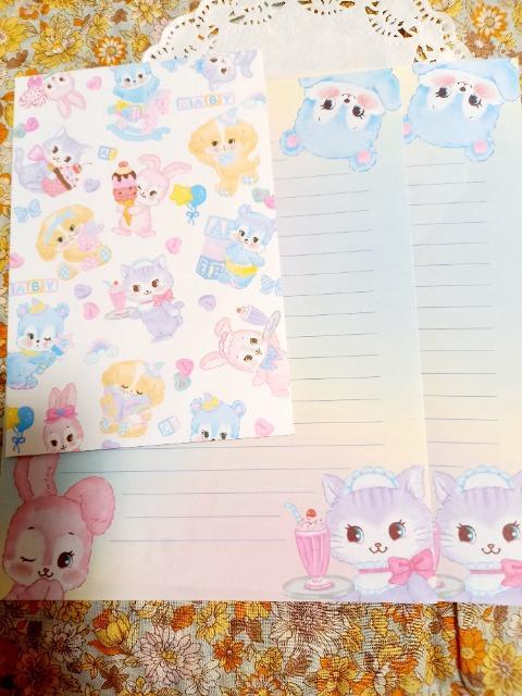 お裾分け☆レトロファンシーレターセット☆ < インテリア/ライフ  お裾分け☆レトロファンシーレターセット☆  < インテリア/ライフの