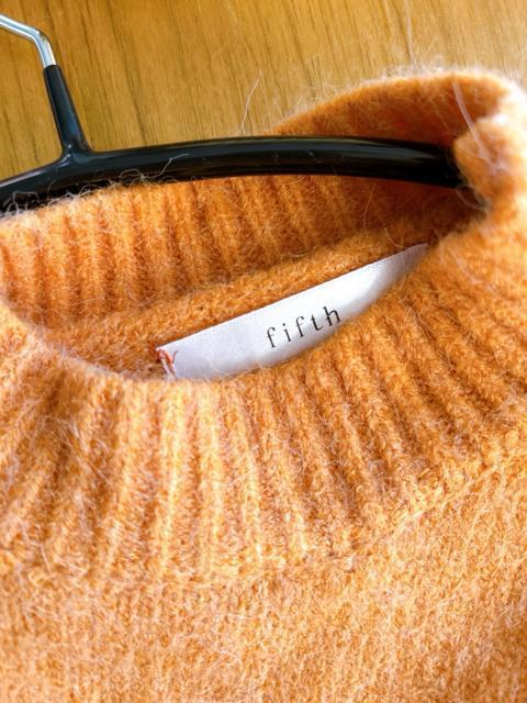 【fifth フィフス 】オーバーサイズニット オレンジ ゆったりセーター < 女性ファッション 【fifth フィフス 】オーバーサイズニット オレンジ ゆったりセーター < 女性ファッションの