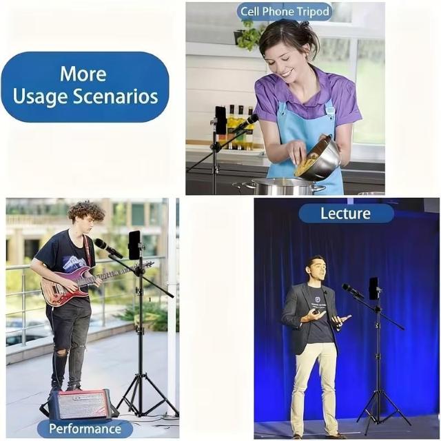 超お買い得2490円★スマホ&マイク フロアスタンド横棒+縦棒セット調整可能な炭素鋼&ABS素材。収納・持ち運びが簡単 旅行に! < ホビー 超お買い得2490円★スマホ&マイク フロアスタンド横棒+縦棒セット調整可能な炭素鋼&ABS素材。収納・持ち運びが簡単 旅行に! < ホビーの