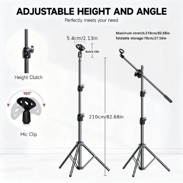 超お買い得2490円★スマホ&マイク フロアスタンド横棒+縦棒セット調整可能な炭素鋼&ABS素材。収納・持ち運びが簡単 旅行に! < ホビー 超お買い得2490円★スマホ&マイク フロアスタンド横棒+縦棒セット調整可能な炭素鋼&ABS素材。収納・持ち運びが簡単 旅行に! < ホビーの