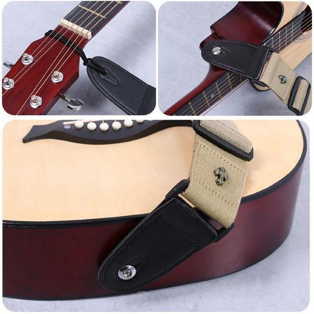 クロスモチーフ 十字架 ギター ストラップ エレキギター アコースティックギター アコギ フォークギター ベース ベージュ色 < ホビー クロスモチーフ 十字架 ギター ストラップ エレキギター アコースティックギター アコギ フォークギター ベース ベージュ色 < ホビーの