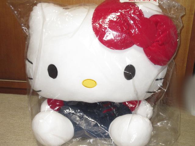 当りくじラストワン賞☆ハローキティBIGぬいぐるみ*非売品 < おもちゃ  当りくじラストワン賞☆ハローキティBIGぬいぐるみ*非売品  < おもちゃの