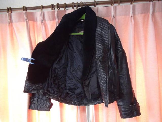 ULOOLOWのムートンフリル付き羊の革のハーフコート!。 < 男性ファッション ULOOLOWのムートンフリル付き羊の革のハーフコート!。 < 男性ファッションの