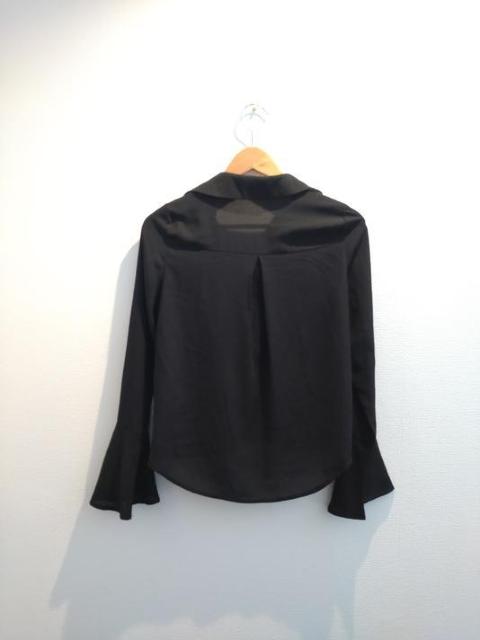 リゼクシー◆ブラック フロントリボン サラサラシフォン ブラウス シャツ F < ブランド  リゼクシー◆ブラック フロントリボン サラサラシフォン ブラウス シャツ F < ブランドの