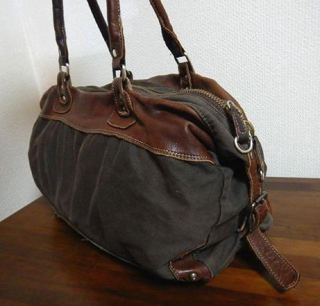 ◆regalo レガロ レザー 革 ハンドバッグ ブラウン 中古品 < 男性ファッション  ◆regalo レガロ レザー 革 ハンドバッグ ブラウン 中古品 < 男性ファッションの