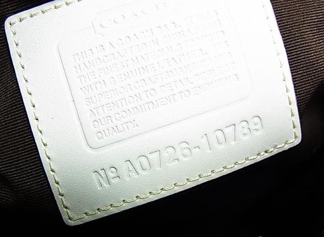 500�~�X�^�����K�i�@���i�@�R�[�`�@COACH�@10789�@�g�[�g�o�b�N