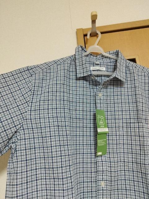 TOPVALU COLLECTION チェックシャツ長袖 接触冷感 < 男性ファッション  TOPVALU COLLECTION チェックシャツ長袖 接触冷感 < 男性ファッションの