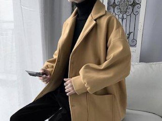 ビッグシルエット チェスターコート ロングコート XLサイズ < 男性ファッション ビッグシルエット チェスターコート ロングコート XLサイズ < 男性ファッションの