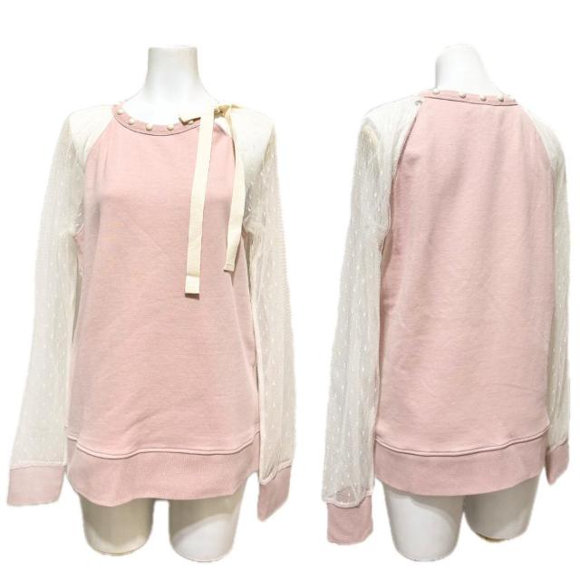 新品レッドヴァレンティノRED VALENTINOレース×スウェット < ブランド 新品レッドヴァレンティノRED VALENTINOレース×スウェット < ブランドの