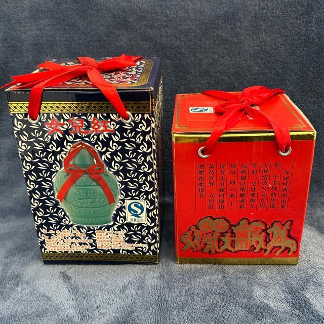 紹興酒 女児紅 金奨 500ml 中国酒 陶器ボトル 未開栓 2点 < グルメ/ドリンク 紹興酒 女児紅 金奨 500ml 中国酒 陶器ボトル 未開栓 2点 < グルメ/ドリンクの