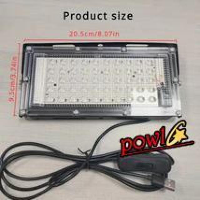 USB�d���u���b�N���C�g 50 LED�t�A���^��UV�t���b�h���C�g�A�p�[�e�B�[  �� �Ɠd/AV�� 