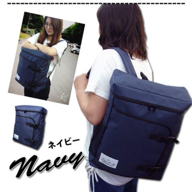 【リーベン】雑誌掲載♪大容量 撥水加工 Wジップ リュックサック ネイビー < 男性ファッション 【リーベン】雑誌掲載♪大容量 撥水加工 Wジップ リュックサック ネイビー < 男性ファッションの