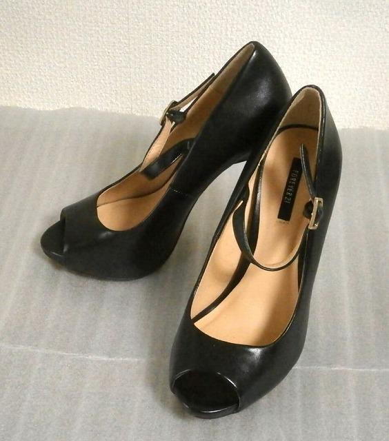 ◆forever21 パンプス 23 中古品 ブラック < 女性ファッション  ◆forever21 パンプス 23 中古品 ブラック  < 女性ファッションの