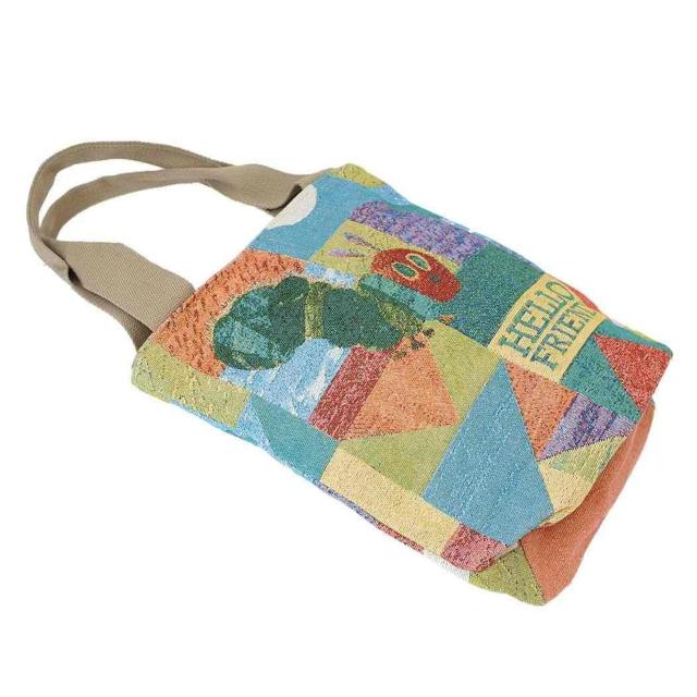 【30%OFF】 はらぺこあおむし ゴブラン織り トートバッグ 縦型トート 手提げ トート A < 女性ファッション 【30%OFF】 はらぺこあおむし ゴブラン織り トートバッグ 縦型トート 手提げ トート A < 女性ファッションの