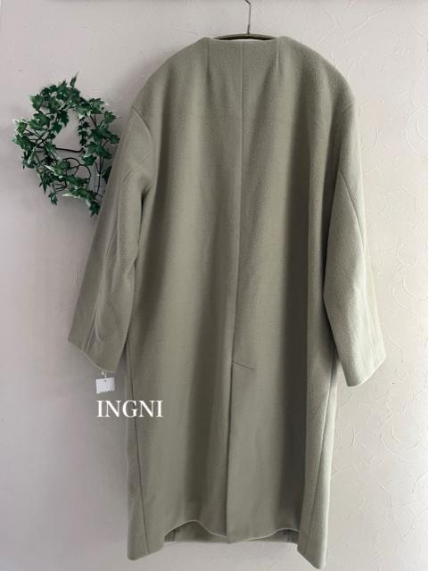 新品 INGNI★ノーカラーコート < 女性ファッション  新品 INGNI★ノーカラーコート < 女性ファッションの