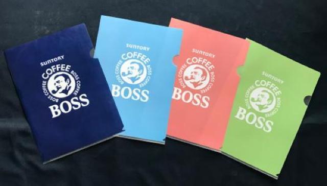 〇 COFFEE BOSS のクリアファイル 4枚 < ホビー  〇 COFFEE BOSS のクリアファイル 4枚  < ホビーの